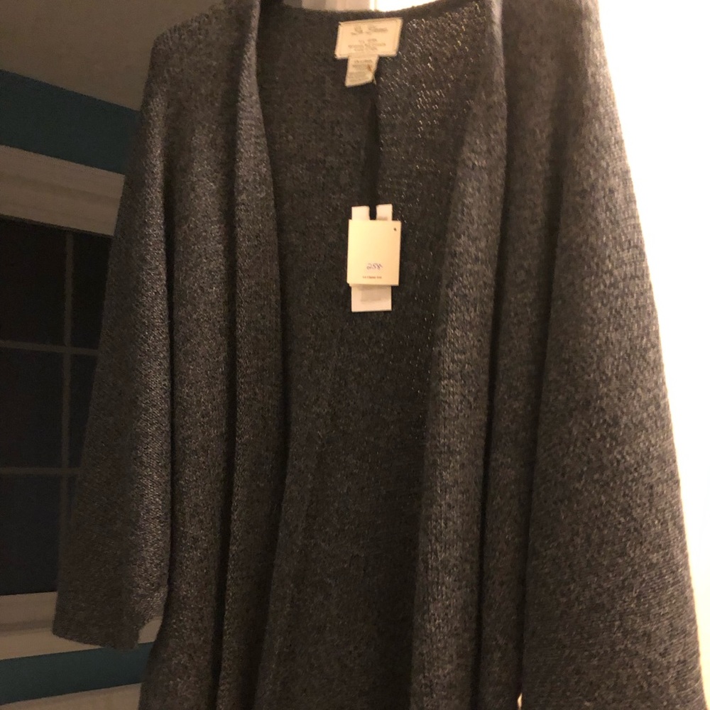 Charcoal grey cape